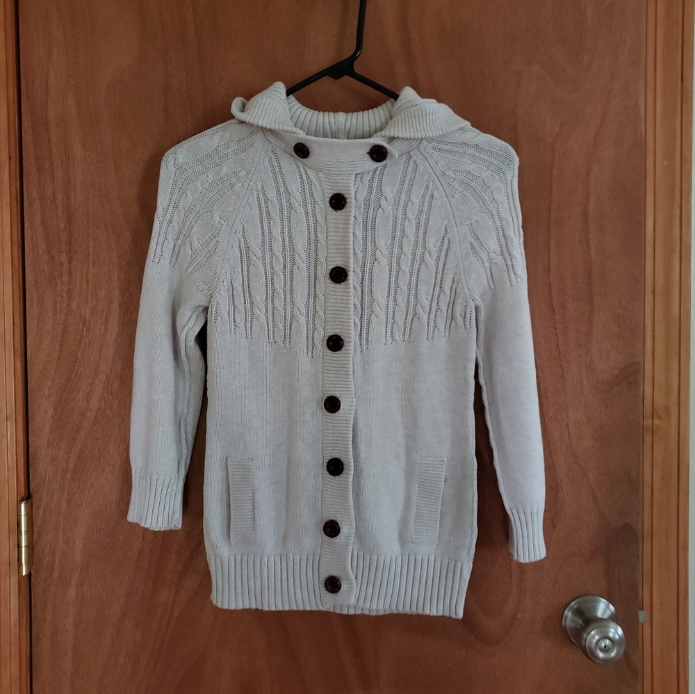 Women's small AE knit hooded cardigan